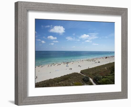 South Beach, Miami Beach, Florida, United States of America, North America-Angelo Cavalli-Framed Photographic Print