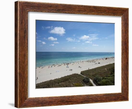 South Beach, Miami Beach, Florida, United States of America, North America-Angelo Cavalli-Framed Photographic Print