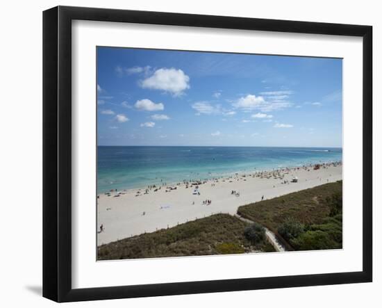 South Beach, Miami Beach, Florida, United States of America, North America-Angelo Cavalli-Framed Photographic Print