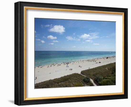 South Beach, Miami Beach, Florida, United States of America, North America-Angelo Cavalli-Framed Photographic Print