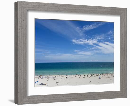 South Beach, Miami Beach, Florida, United States of America, North America-Angelo Cavalli-Framed Photographic Print