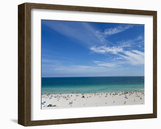 South Beach, Miami Beach, Florida, United States of America, North America-Angelo Cavalli-Framed Photographic Print