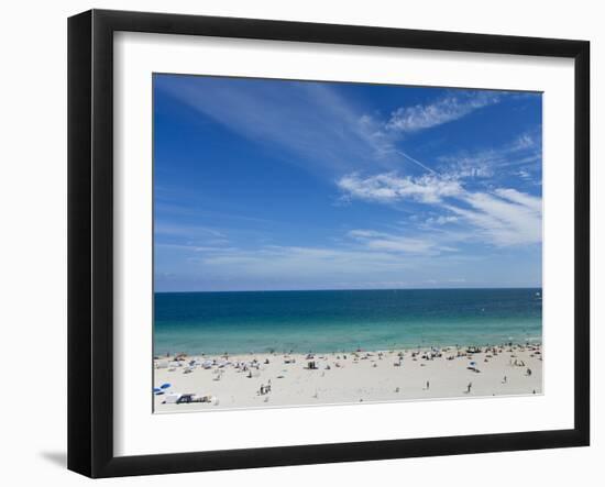 South Beach, Miami Beach, Florida, United States of America, North America-Angelo Cavalli-Framed Photographic Print