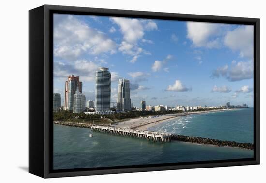South Beach, Miami Beach, Florida, United States of America, North America-Sergio Pitamitz-Framed Premier Image Canvas
