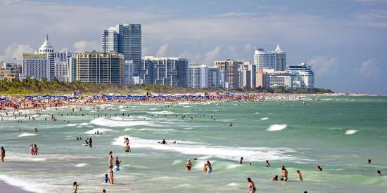 South Beach Miami Gold Coast Florida United States South Beach Miami Gold Coast Florida United States Of America North Photographic Print By Gavin Hellier Art