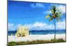 South Beach Miami I - In the Style of Oil Painting-Philippe Hugonnard-Mounted Giclee Print