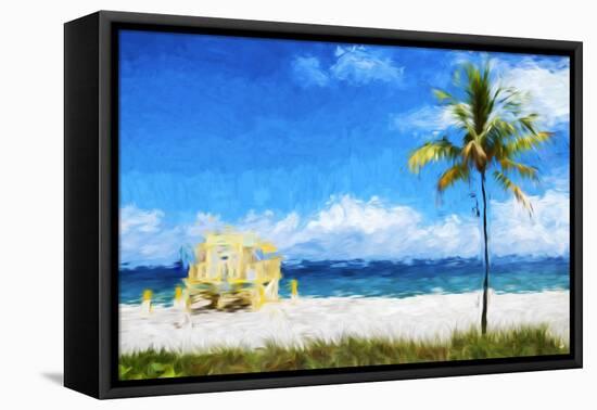 South Beach Miami I - In the Style of Oil Painting-Philippe Hugonnard-Framed Premier Image Canvas