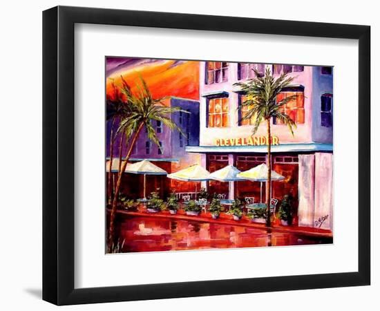 South Beach Sunset-Diane Millsap-Framed Art Print