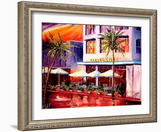 South Beach Sunset-Diane Millsap-Framed Art Print