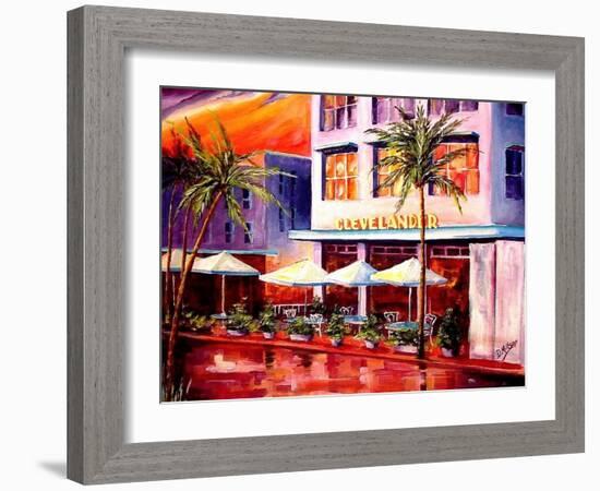 South Beach Sunset-Diane Millsap-Framed Art Print