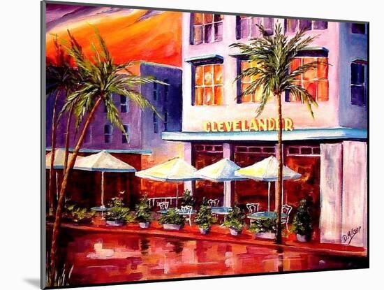 South Beach Sunset-Diane Millsap-Mounted Art Print