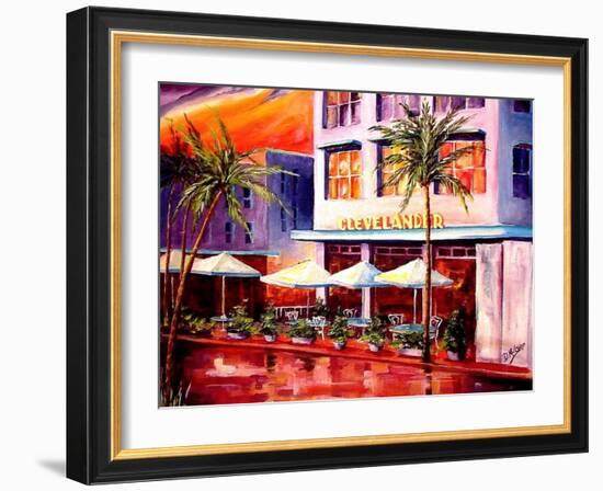 South Beach Sunset-Diane Millsap-Framed Art Print