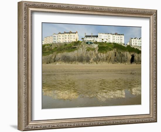 South Beach, Tenby, Pembrokeshire, Wales, United Kingdom, Europe-Richardson Rolf-Framed Photographic Print