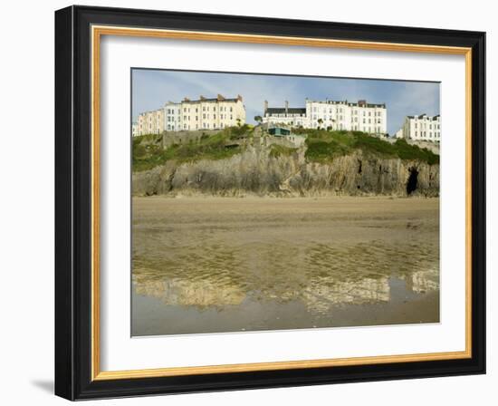 South Beach, Tenby, Pembrokeshire, Wales, United Kingdom, Europe-Richardson Rolf-Framed Photographic Print