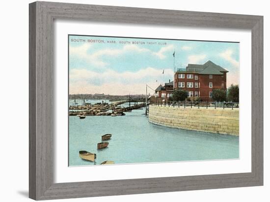 South Boston Yacht Club-null-Framed Art Print