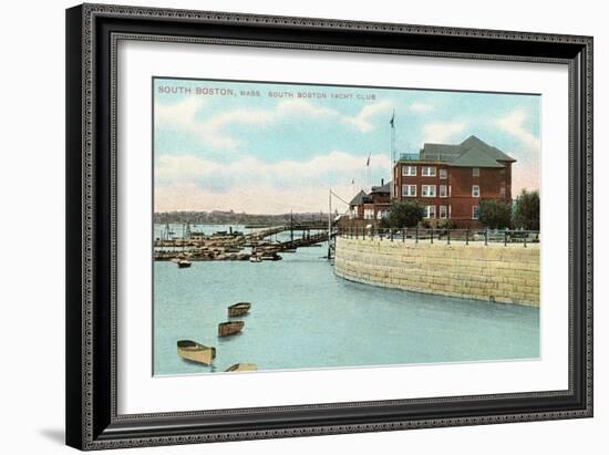 South Boston Yacht Club-null-Framed Art Print