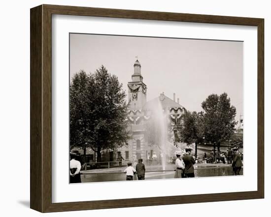 South Canal Park, Sault Ste. Marie, Mich.-null-Framed Photo