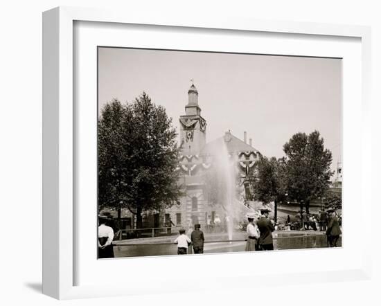 South Canal Park, Sault Ste. Marie, Mich.-null-Framed Photo