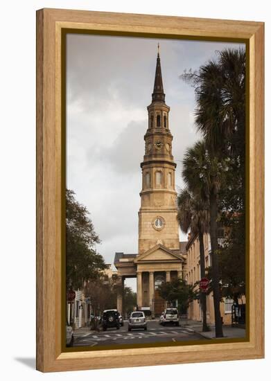 South Carolina, Charleston, St. Philips Episcopal Church-Walter Bibikow-Framed Premier Image Canvas