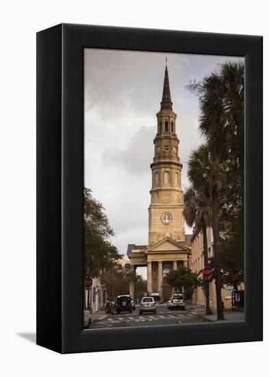 South Carolina, Charleston, St. Philips Episcopal Church-Walter Bibikow-Framed Premier Image Canvas