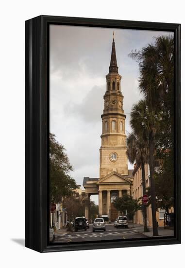 South Carolina, Charleston, St. Philips Episcopal Church-Walter Bibikow-Framed Premier Image Canvas