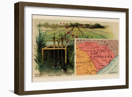 South Carolina-Arbuckle Brothers-Framed Premium Giclee Print