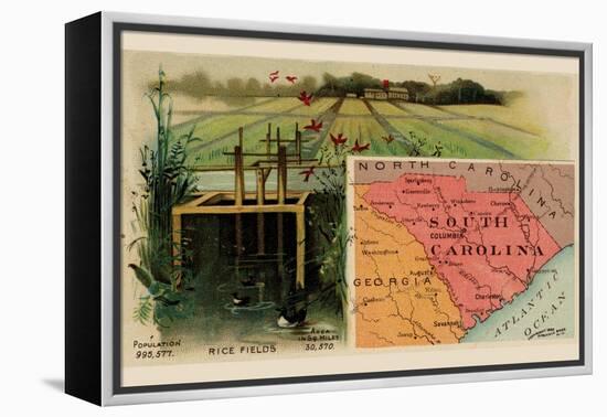 South Carolina-Arbuckle Brothers-Framed Stretched Canvas