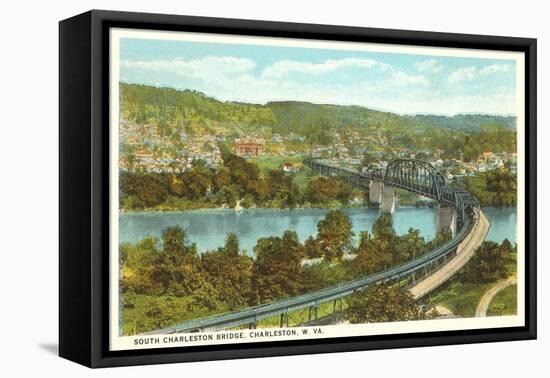 South Charleston Bridge, Charleston, West Virginia-null-Framed Stretched Canvas