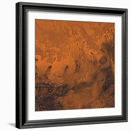 South Chryse Basin Valles Marineris Outflow Channels on Mars-Stocktrek Images-Framed Photographic Print