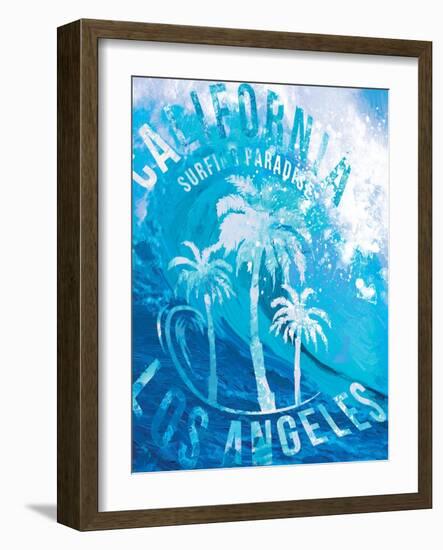 South Coast Curls 2-Savannah Miller-Framed Art Print