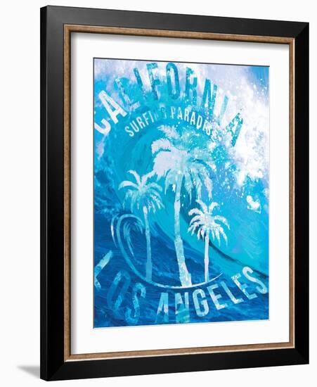 South Coast Curls 2-Savannah Miller-Framed Art Print