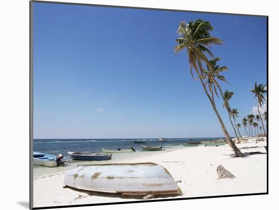 South Coast, Saona Island, Dominican Republic, West Indies, Central America-Guy Thouvenin-Mounted Photographic Print