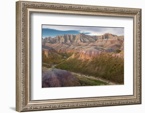 South Dakota, Erosion Hills in Badlands National Park-Judith Zimmerman-Framed Photographic Print