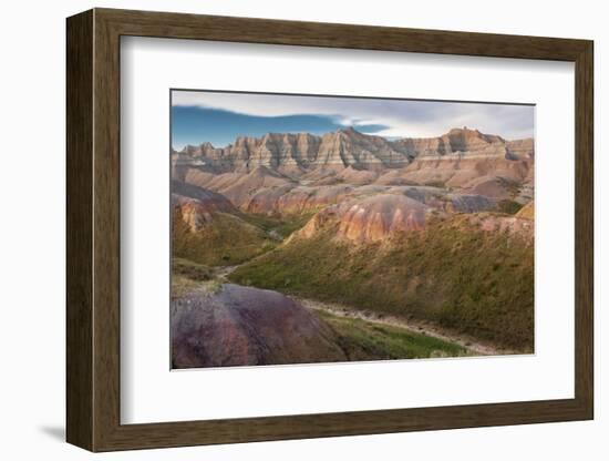 South Dakota, Erosion Hills in Badlands National Park-Judith Zimmerman-Framed Photographic Print