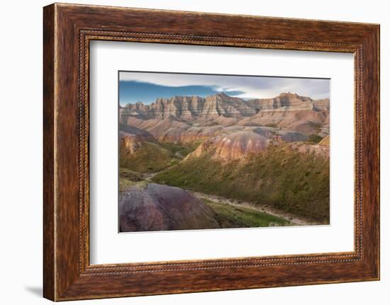 South Dakota, Erosion Hills in Badlands National Park-Judith Zimmerman-Framed Photographic Print