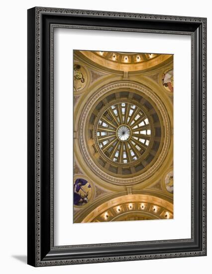 South Dakota State Capitol Interior, Pierre, South Dakota, USA-Walter Bibikow-Framed Photographic Print