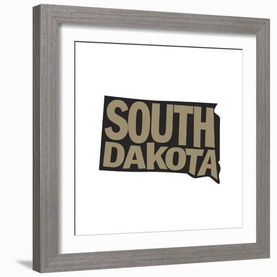 South Dakota-Art Licensing Studio-Framed Giclee Print