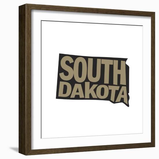 South Dakota-Art Licensing Studio-Framed Giclee Print