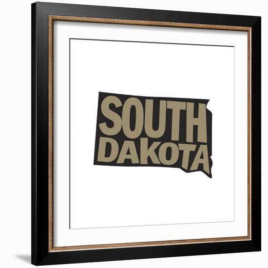 South Dakota-Art Licensing Studio-Framed Giclee Print