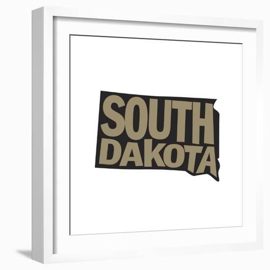 South Dakota-Art Licensing Studio-Framed Giclee Print