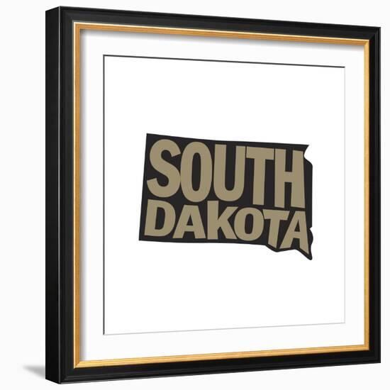 South Dakota-Art Licensing Studio-Framed Giclee Print