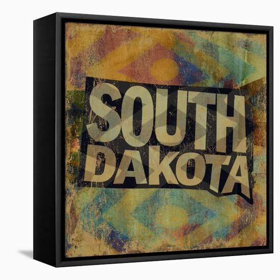 South Dakota-Art Licensing Studio-Framed Premier Image Canvas