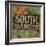 South Dakota-Art Licensing Studio-Framed Giclee Print