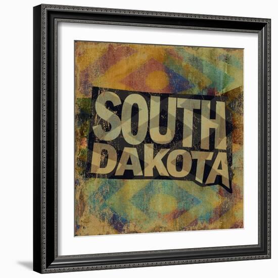 South Dakota-Art Licensing Studio-Framed Giclee Print