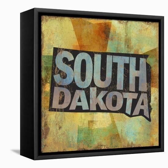 South Dakota-Art Licensing Studio-Framed Premier Image Canvas