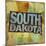 South Dakota-Art Licensing Studio-Mounted Giclee Print