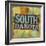 South Dakota-Art Licensing Studio-Framed Giclee Print