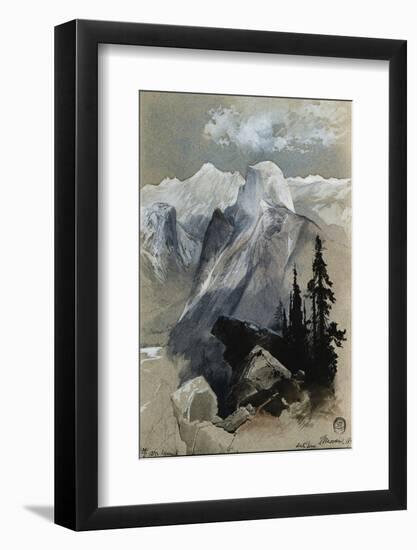 South Dome Yosemite by Thomas Moran-Francis G Mayer-Framed Photographic Print