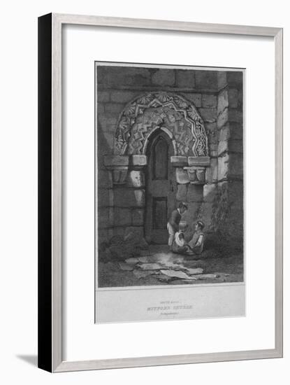 'South Door - Mitford Church, Northumberland', 1814-John Greig-Framed Giclee Print