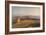 South Downs Pastures, 1867 (W/C on Paper)-Henry George Hine-Framed Giclee Print